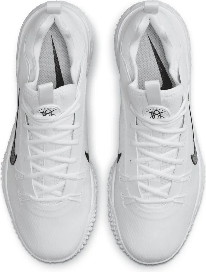 Nike Men's Huarache 9 Elite TF LAX Lacrosse Shoes in White | FN0310-101 - Image 4