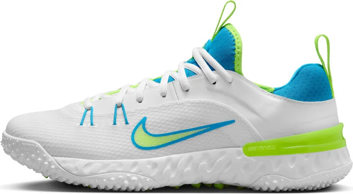 Nike Men's Huarache 9 Elite TF LAX SE Lacrosse Shoes in White | FV6148-100
