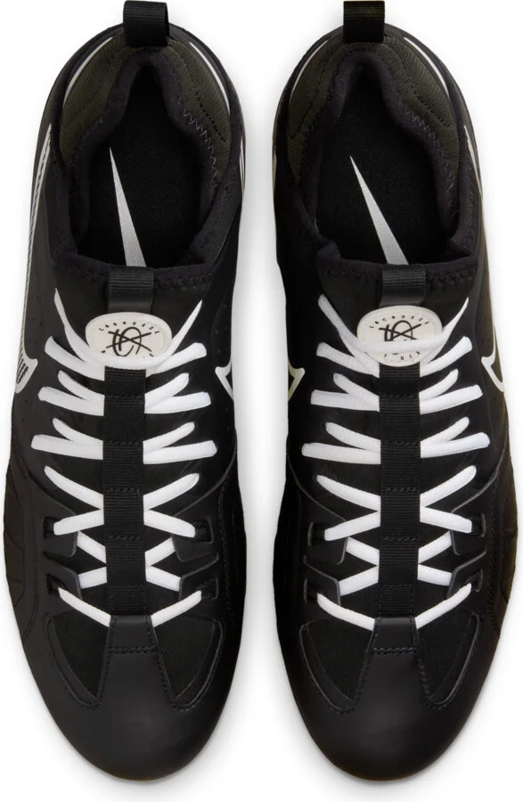 Nike Men's Huarache 9 Varsity LAX Lacrosse Cleats in Black | FD0090-002 - Image 4