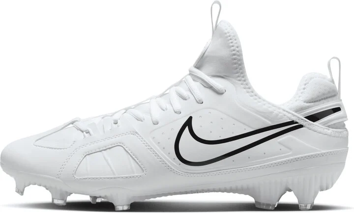 Nike Men's Huarache 9 Varsity LAX Lacrosse Cleats in White | FD0090-101