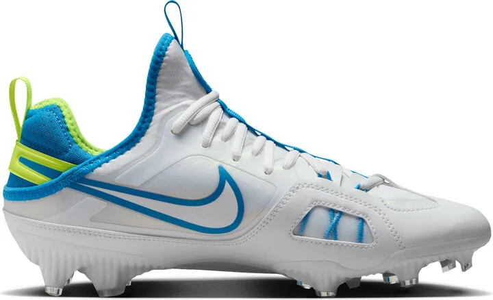 Nike Men's Huarache 9 Varsity LAX SE Lacrosse Cleats in White | FZ3620-100 - Image 3