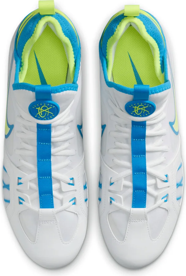 Nike Men's Huarache 9 Varsity LAX SE Lacrosse Cleats in White | FZ3620-100 - Image 4