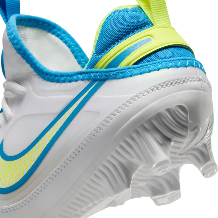 Nike Men's Huarache 9 Varsity LAX SE Lacrosse Cleats in White | FZ3620-100 - Image 9