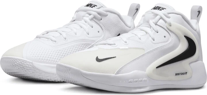 Nike Men's HyperSet 2 Indoor Court Shoes in White | FQ7070-101 - Image 5
