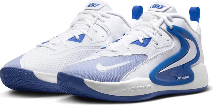 Nike Men's HyperSet 2 Indoor Court Shoes in White | FQ7070-108 - Image 5
