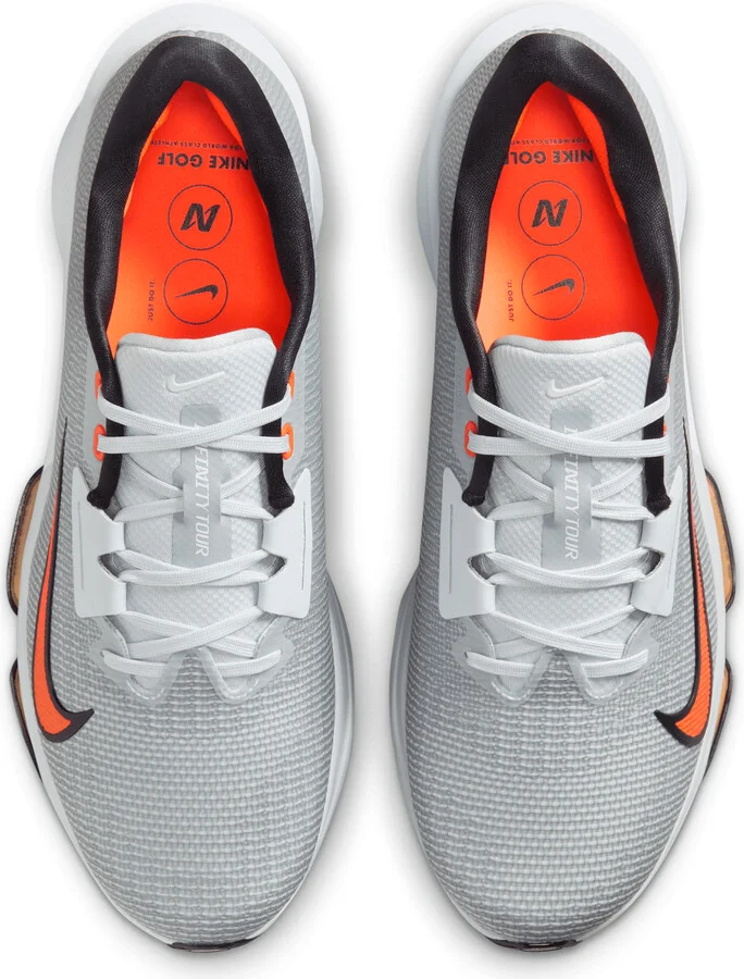 Nike Men's Infinity Tour 2 Golf Shoes in Grey | HQ2158-001 - Image 4