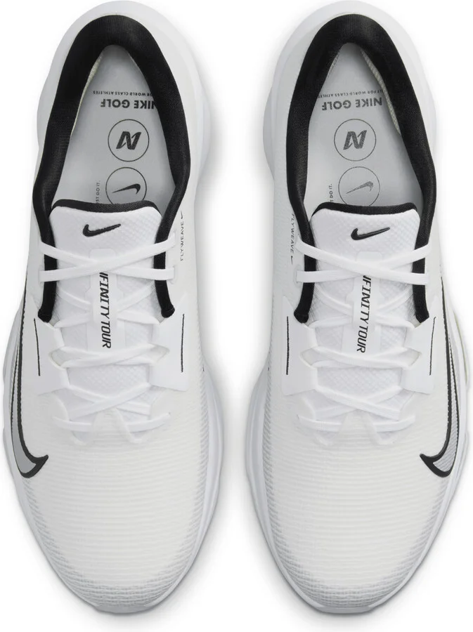 Nike Men's Infinity Tour 2 Golf Shoes in White | FD0217-100 - Image 4