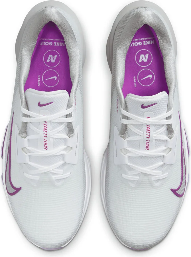 Nike Men's Infinity Tour 2 Golf Shoes in White | FD0217-102 - Image 4