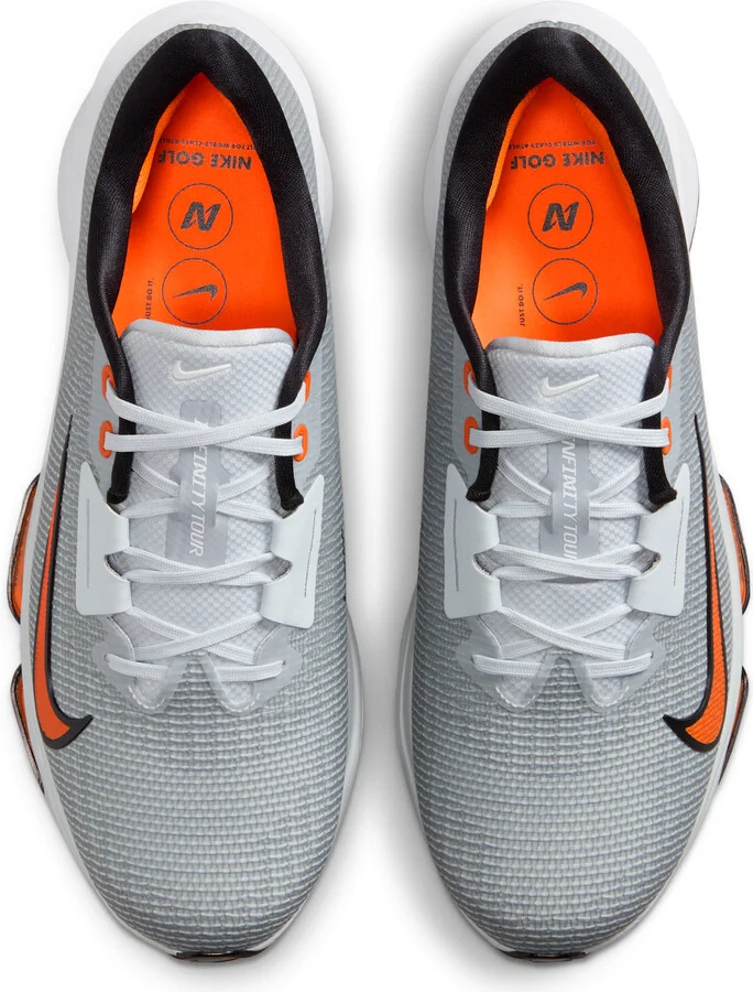 Nike Men's Infinity Tour 2 Golf Shoes (Wide) in Grey | HQ2159-001 - Image 4