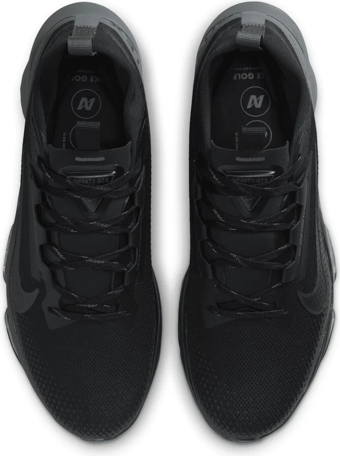 Nike Men's Infinity Tour 2 GORE-TEX Waterproof Golf Shoes (Extra Wide) in Black | FV4898-002 - Image 4
