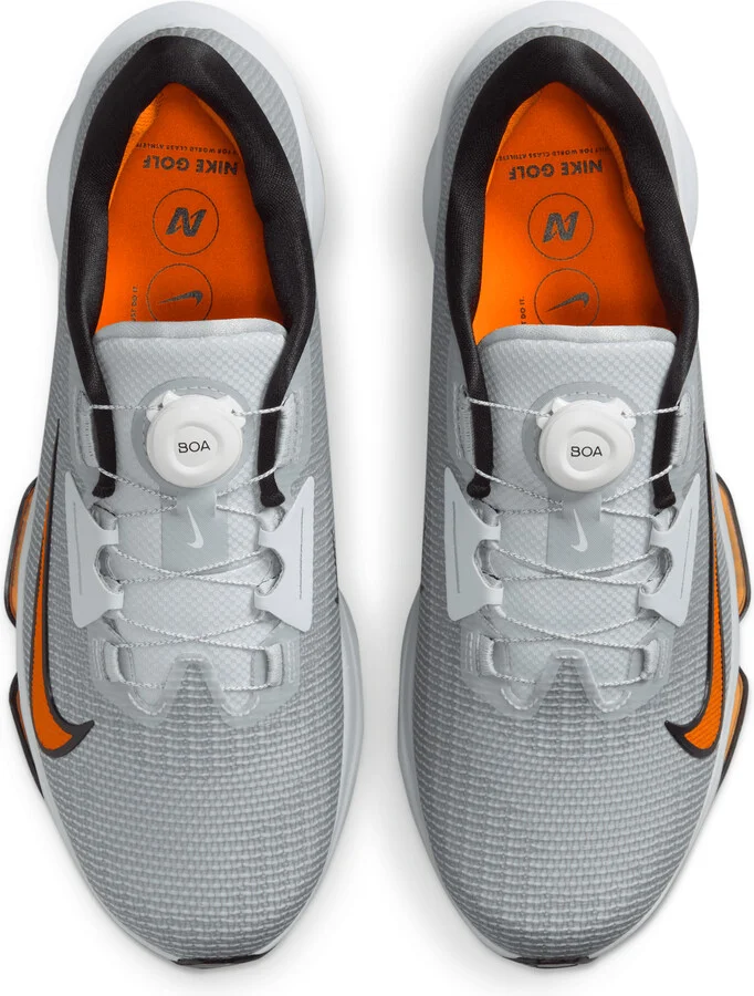 Nike Men's Infinity Tour BOA 2 Golf Shoes (Wide) in Grey | HQ2160-001 - Image 4