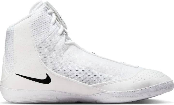 Nike Men's Inflict 4 Wrestling Shoes in White | HM9674-100 - Image 3