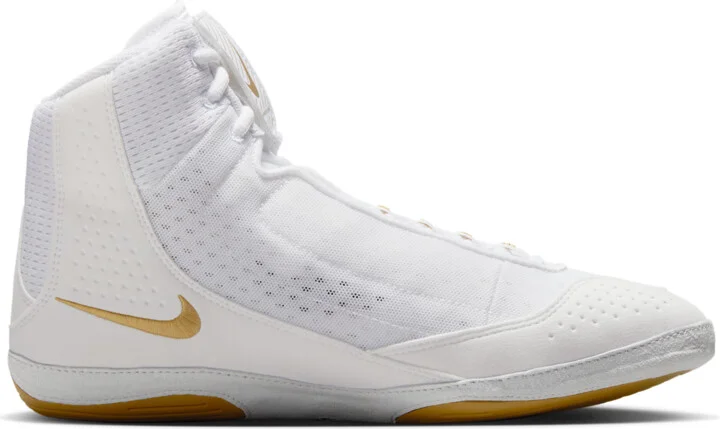 Nike Men's Inflict 4 Wrestling Shoes in White | HM9674-102 - Image 3