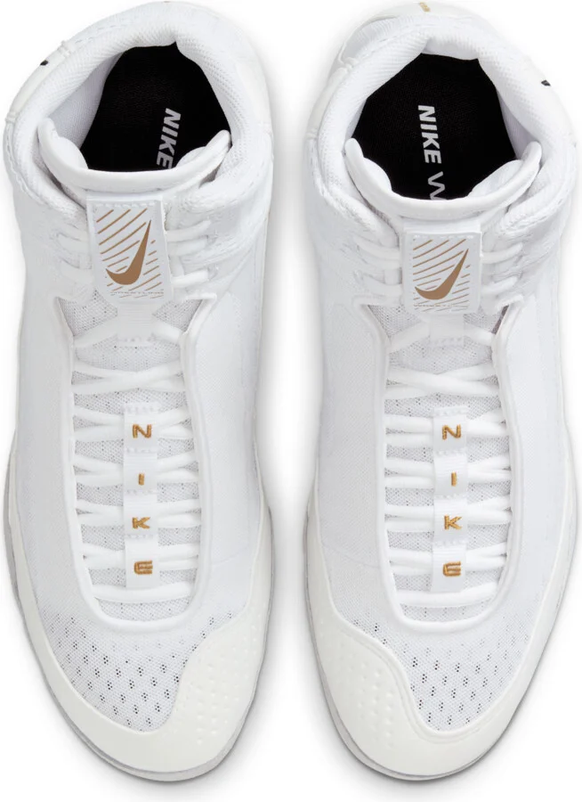 Nike Men's Inflict 4 Wrestling Shoes in White | HM9674-102 - Image 4