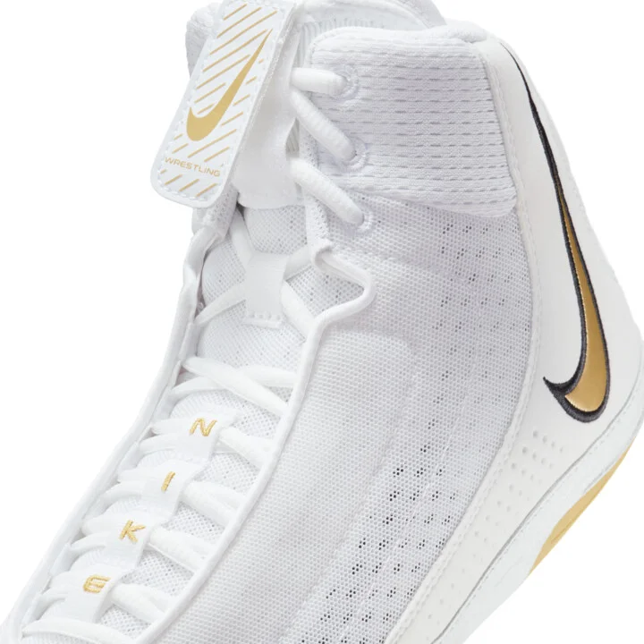 Nike Men's Inflict 4 Wrestling Shoes in White | HM9674-102 - Image 7