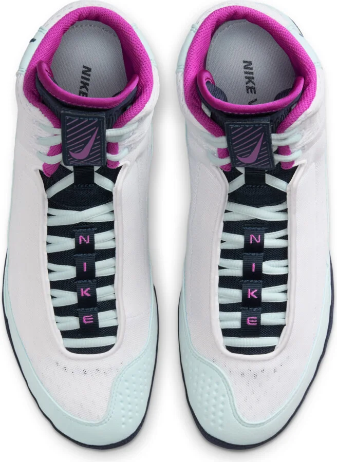 Nike Men's Inflict 4 Wrestling Shoes in White | HM9674-103 - Image 4