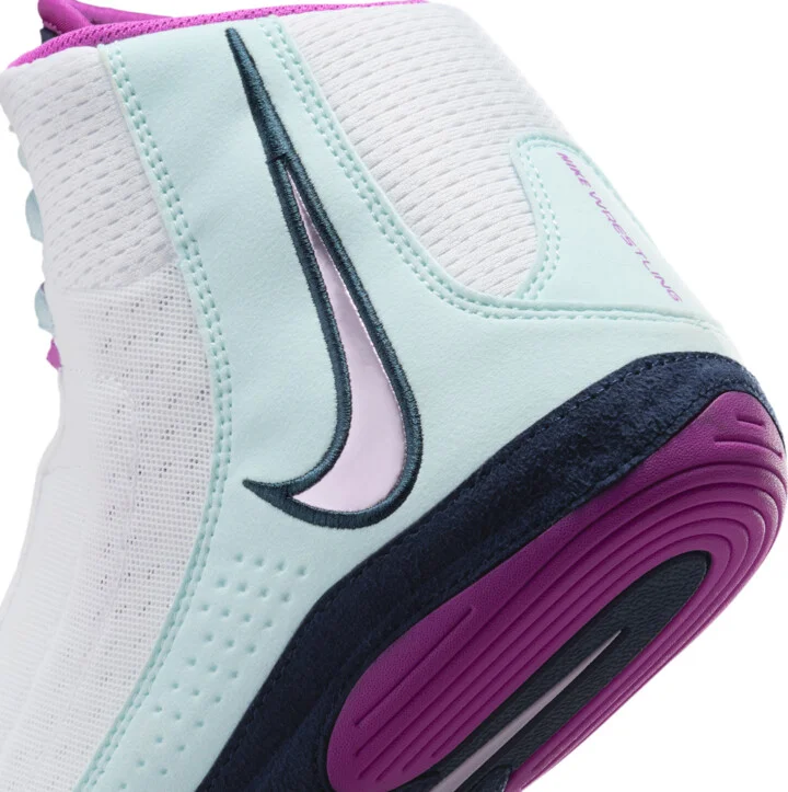 Nike Men's Inflict 4 Wrestling Shoes in White | HM9674-103 - Image 8