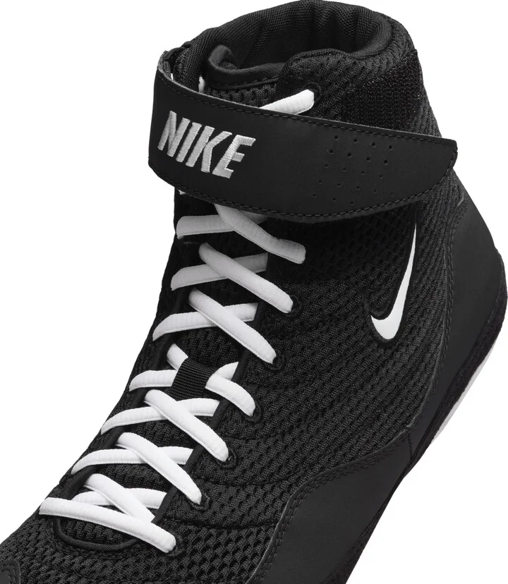 Nike Men's Inflict Wrestling Shoes in Black | 325256-006 - Image 7