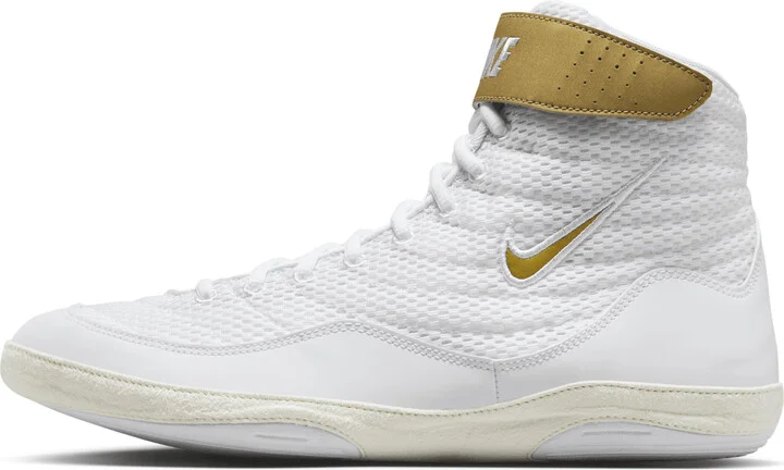 Nike Men's Inflict Wrestling Shoes in White | 325256-100