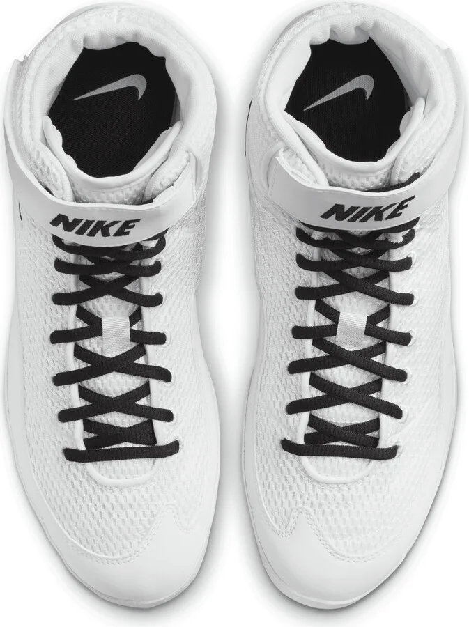 Nike Men's Inflict Wrestling Shoes in White | 325256-101 - Image 4