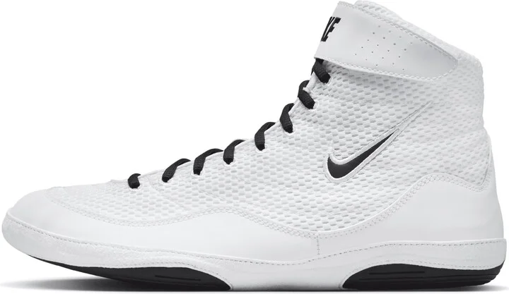 Nike Men's Inflict Wrestling Shoes in White | 325256-101