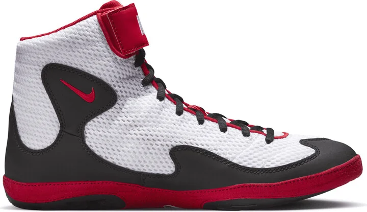 Nike Men's Inflict Wrestling Shoes in White | 325256-160 - Image 3