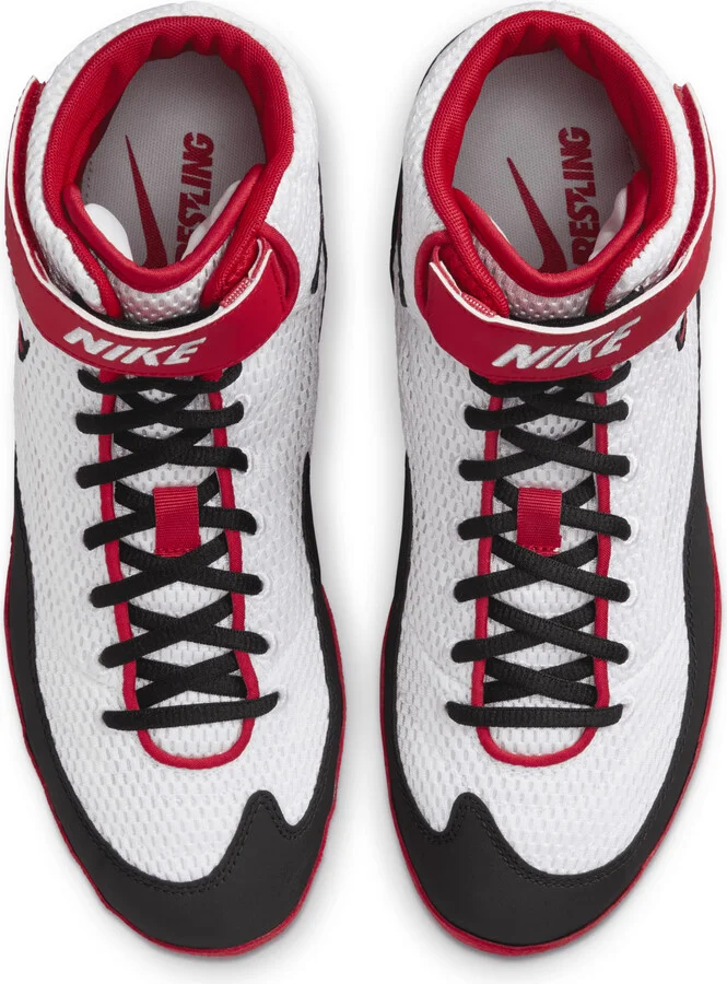 Nike Men's Inflict Wrestling Shoes in White | 325256-160 - Image 4