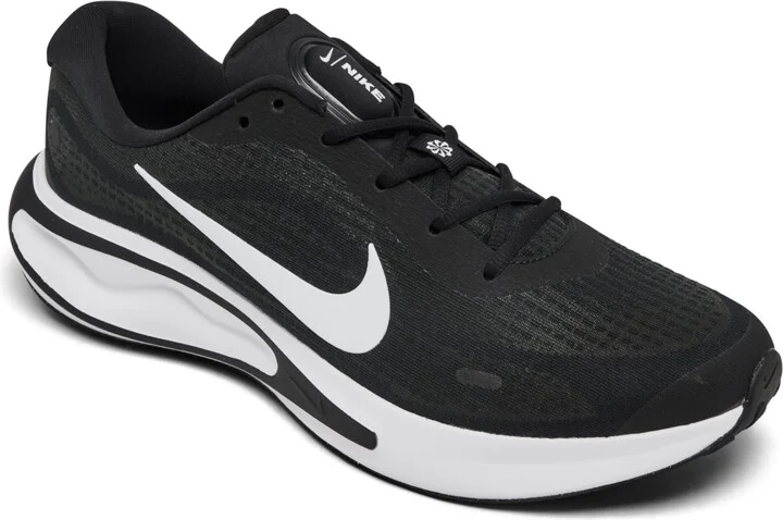 Nike Men's Journey Run Running Sneakers from Finish Line - Black/white