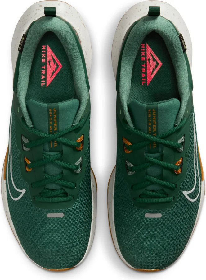 Nike Men's Juniper Trail 2 GORE-TEX Waterproof Trail Running Shoes in Green | HM9734-301 - Image 4