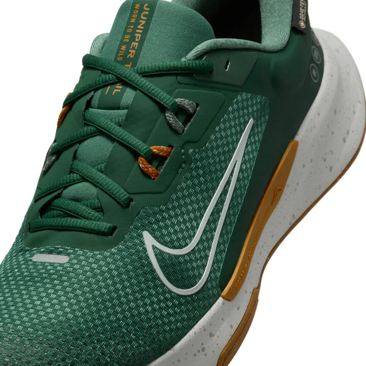 Nike Men's Juniper Trail 2 GORE-TEX Waterproof Trail Running Shoes in Green | HM9734-301 - Image 7