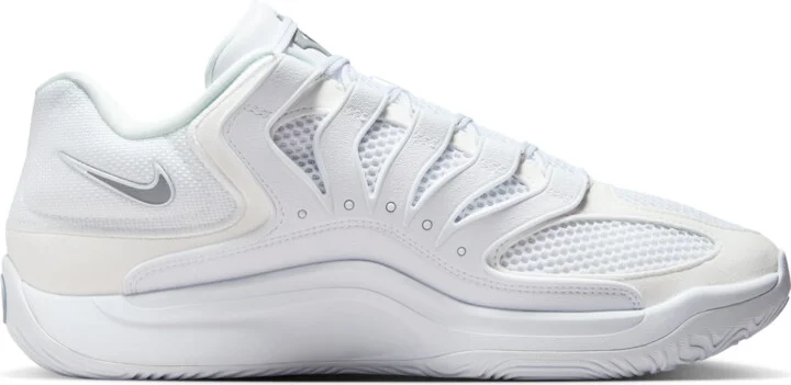 Nike Men's KD18 Basketball Shoes in White | IM0634-105 - Image 3