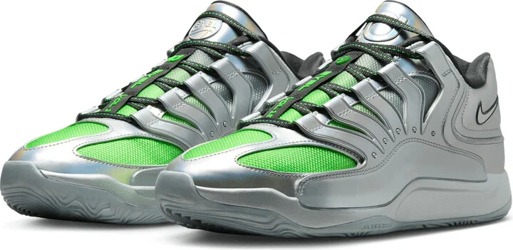 Nike Men's KD18 "EYBL Rocket Power" Basketball Shoes in Grey | IF2519-001 - Image 5