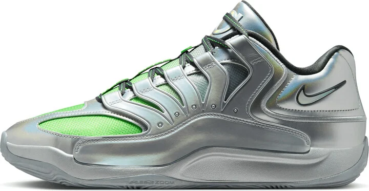 Nike Men's KD18 "EYBL Rocket Power" Basketball Shoes in Grey | IF2519-001