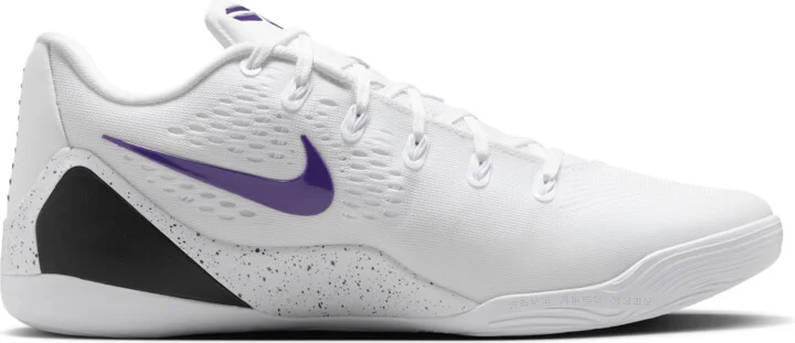 Nike Men's Kobe IX Elite Low EM Protro Basketball Shoes in White | IH1401-100 - Image 3