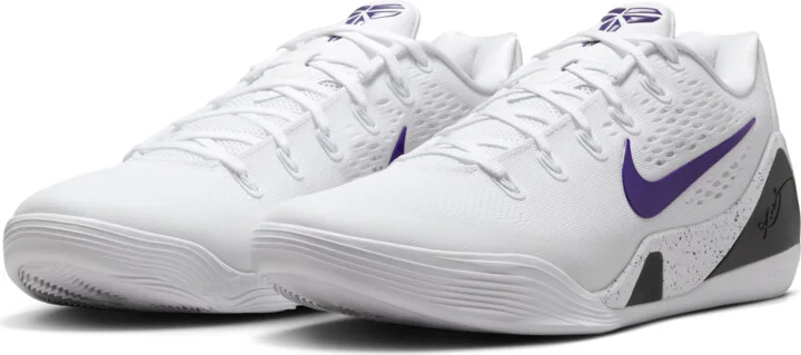 Nike Men's Kobe IX Elite Low EM Protro Basketball Shoes in White | IH1401-100 - Image 5