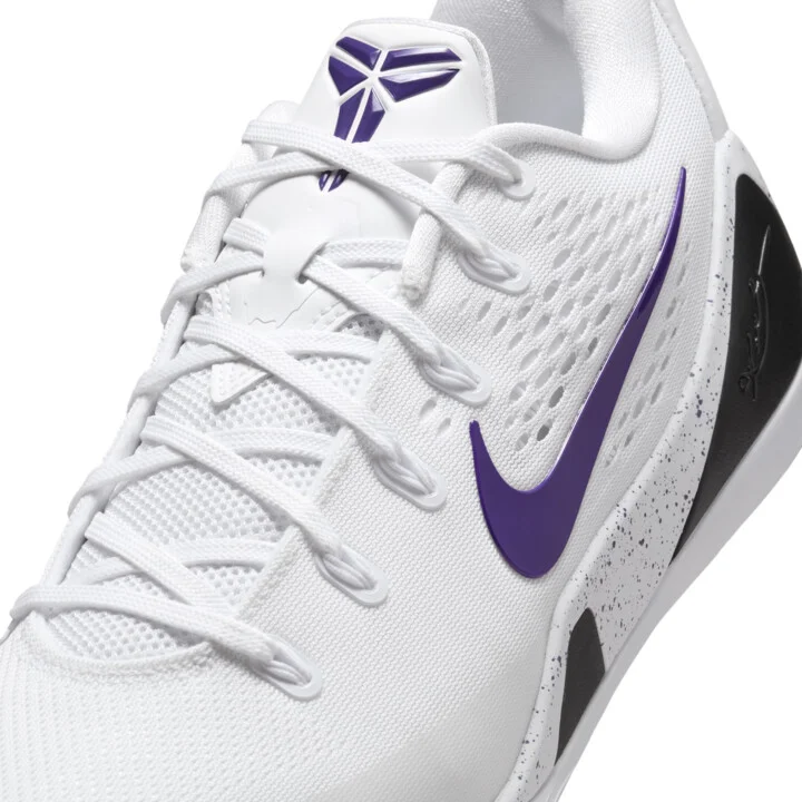 Nike Men's Kobe IX Elite Low EM Protro Basketball Shoes in White | IH1401-100 - Image 7