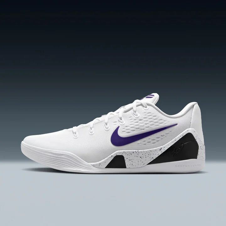 Nike Men's Kobe IX Elite Low EM Protro Basketball Shoes in White | IH1401-100