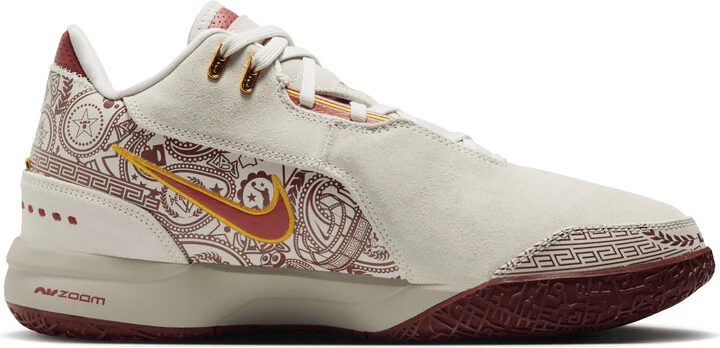 Nike Men's LeBron NXXT Gen AMPD Basketball Shoes in Grey | FZ7890-001 - Image 3