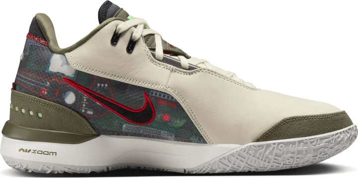 Nike Men's LeBron NXXT Gen AMPD x FaZe Basketball Shoes in Brown | HF0715-200 - Image 3