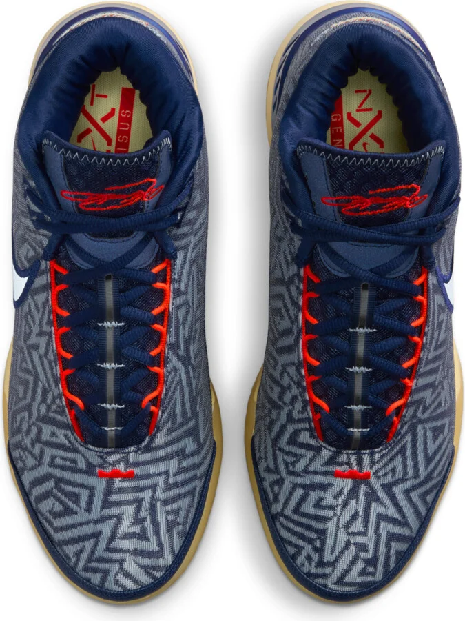 Nike Men's LeBron NXXT Genisus Basketball Shoes in Blue | HF0712-401 - Image 4