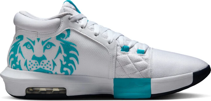 Nike Men's LeBron Witness VIII Basketball Shoes in White | HQ2139-101 - Image 3