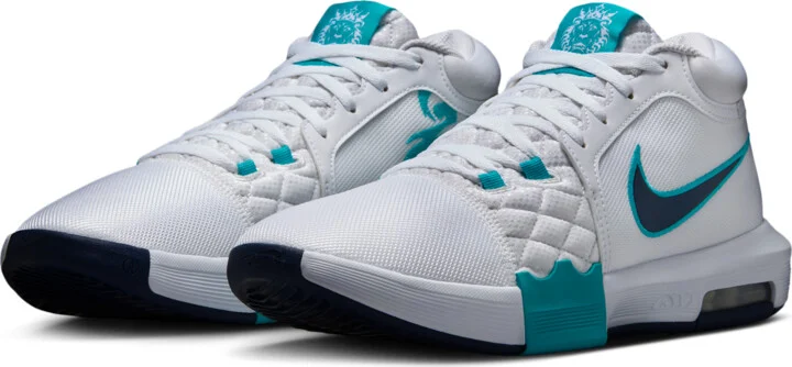 Nike Men's LeBron Witness VIII Basketball Shoes in White | HQ2139-101 - Image 5
