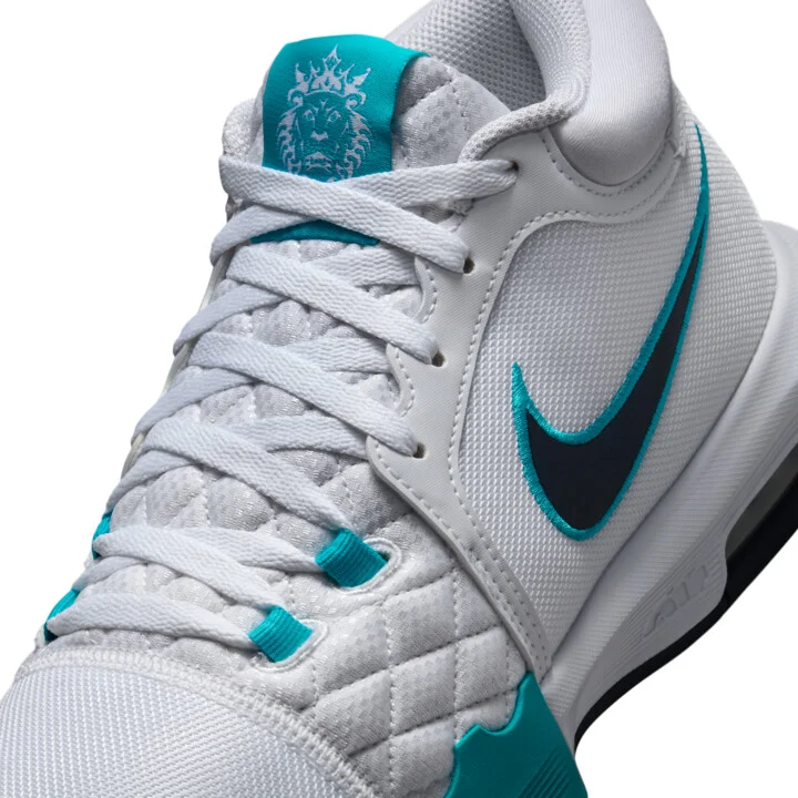 Nike Men's LeBron Witness VIII Basketball Shoes in White | HQ2139-101 - Image 7