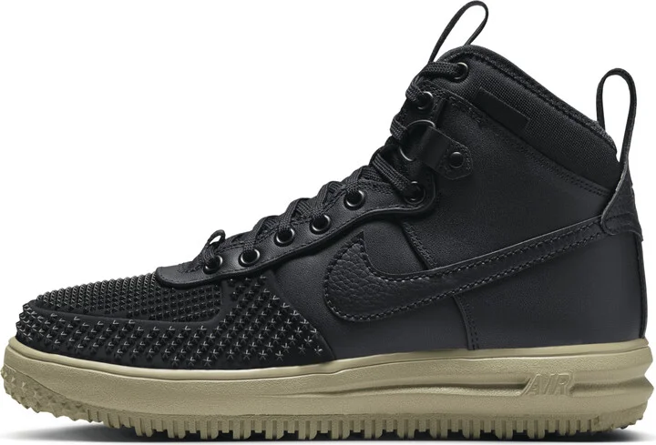 Nike Men's Lunar Force 1 Winterized Duckboots in Black | DZ5320-001