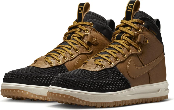 Nike Men's Lunar Force 1 Winterized DuckBoots in Brown | 805899-202 - Image 6