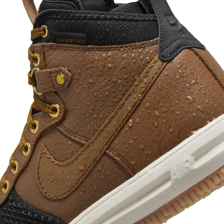 Nike Men's Lunar Force 1 Winterized DuckBoots in Brown | 805899-202 - Image 10