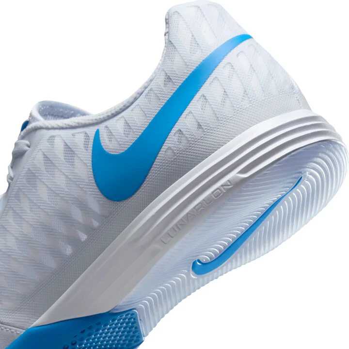 Nike Men's Lunargato II Indoor/Court Low-Top Soccer Shoes in Grey | 580456-013 - Image 8