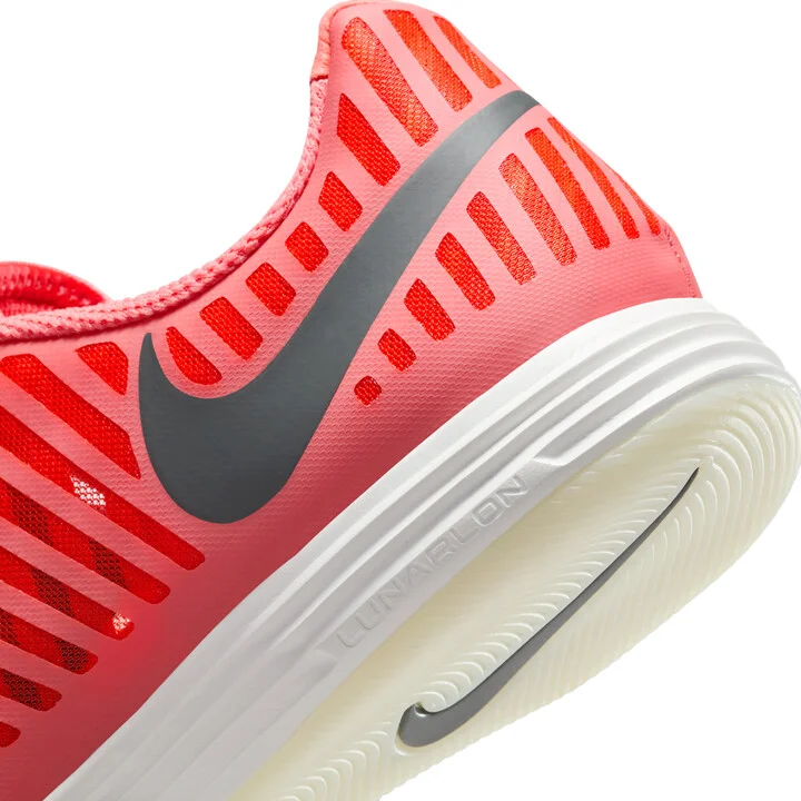 Nike Men's Lunargato II Indoor/Court Low-Top Soccer Shoes in Orange | 580456-802 - Image 8