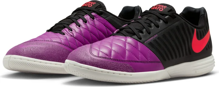 Nike Men's Lunargato II Indoor/Court Low-Top Soccer Shoes in Purple | 580456-502 - Image 5