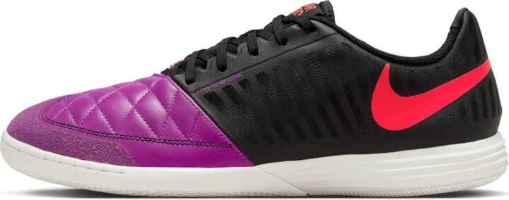 Nike Men's Lunargato II Indoor/Court Low-Top Soccer Shoes in Purple | 580456-502